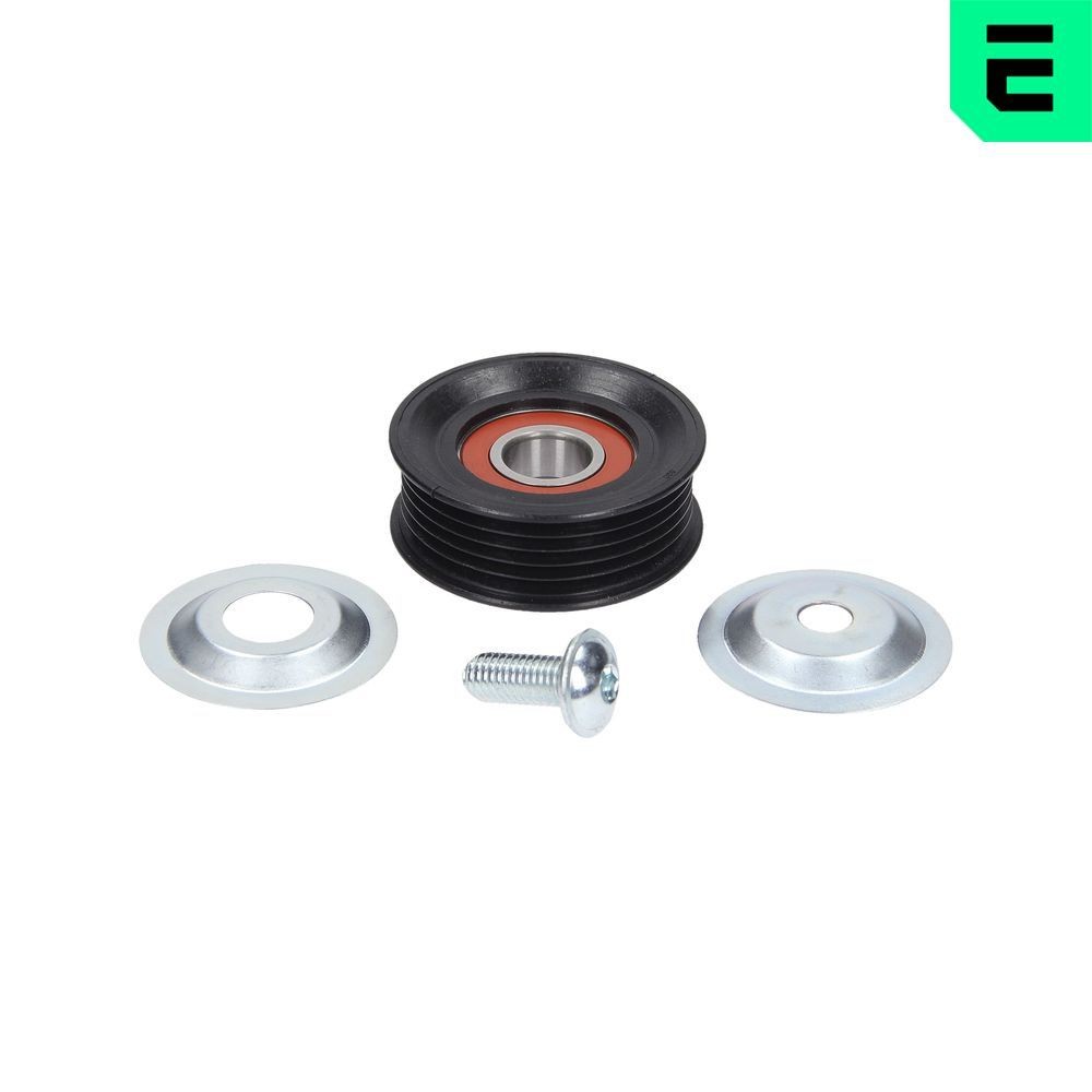 OPTIMAL Τροχαλία παρέκκλισης, ιμάντας poly-V 0-N2375 OPTIMAL 0-N2375 Τροχαλια αδρανειας Kia Rio JB γνήσια τιμες