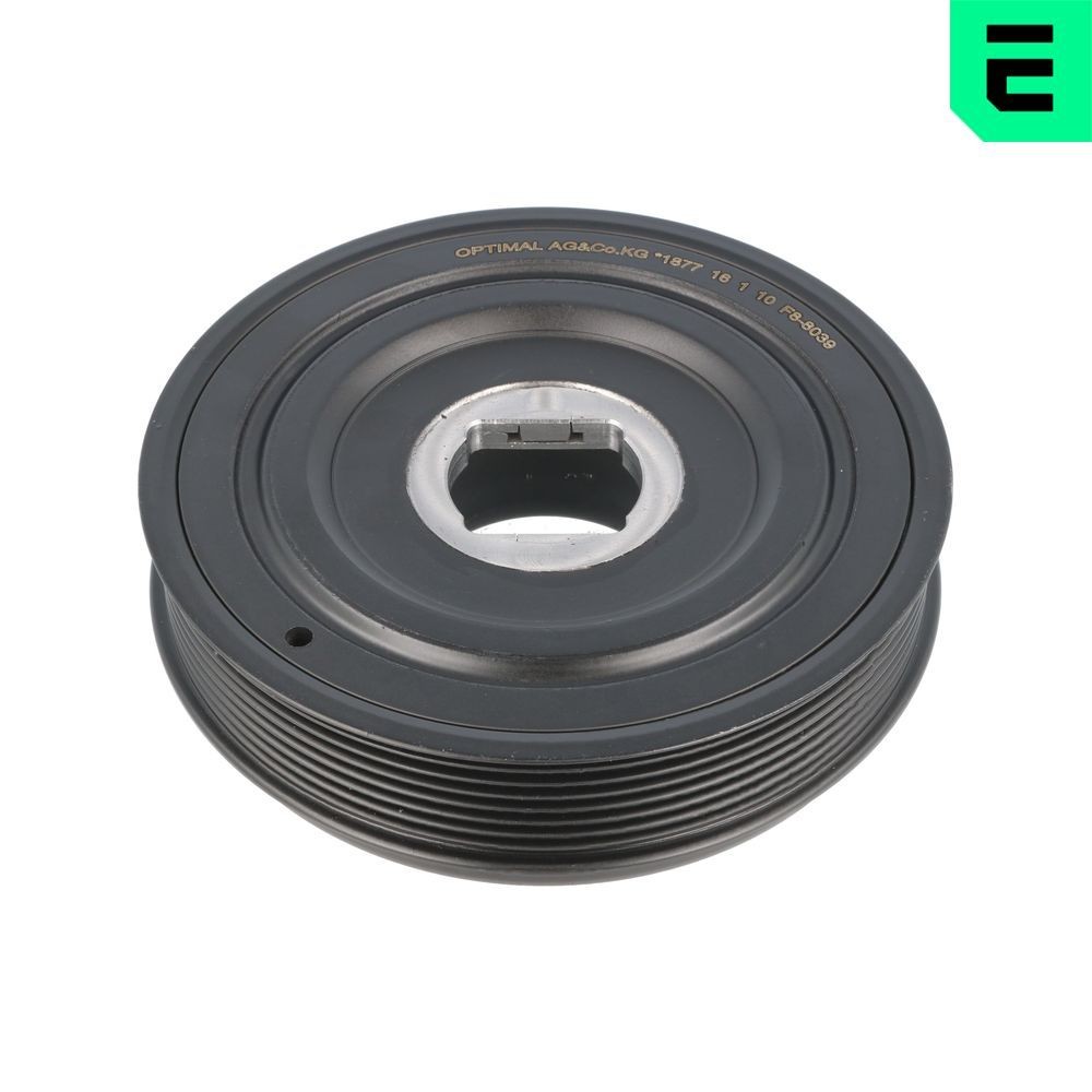 OPTIMAL Remskive, krumtapaksel F8-8039 OPTIMAL F8-8039 Remskive til krumtapaksel Opel Movano B Bus billig
