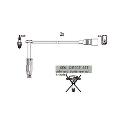 HITACHI Kit cavi candele 134122 HITACHI 134122 Kit cavi candele SLK R170 prezzo
