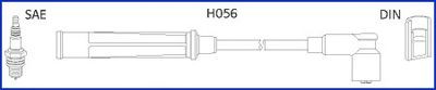 HITACHI Augstsprieguma vadu komplekts 134467 HITACHI Svečvadi AUDI 134467