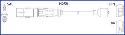 HITACHI Süütesüsteemikomplekt 134780 HITACHI 134780 Süütejuhtmed BMW E46 odav
