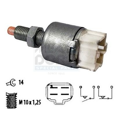 MEAT & DORIA Jarruvalokatkaisin 35007 Honda KA8 Jarruvalokytkin 35007 MEAT & DORIA