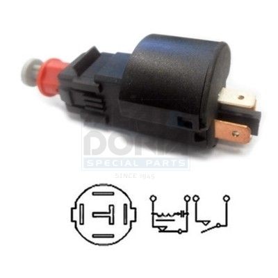 MEAT & DORIA Stoplyskontakt 35044 MEAT & DORIA 35044 Opel Omega B Caravan Stoplyskontakt pris