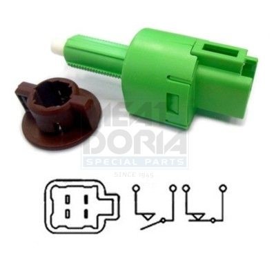 MEAT & DORIA Spínač brzdových svetiel 35102 35102 Spínač brzdových svetiel CITROËN ZX MEAT & DORIA