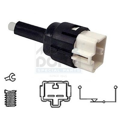 MEAT & DORIA Interruptor de luz de stop 35117 Interruptor de luz de stop MEAT & DORIA IVECO 35117