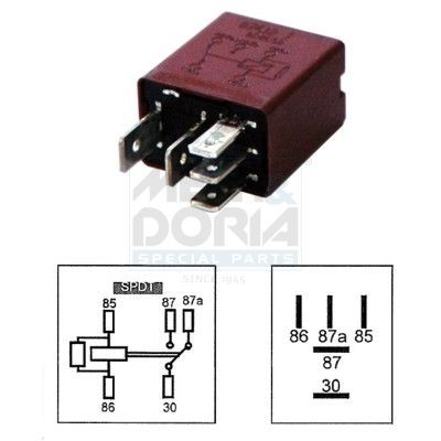 MEAT & DORIA Relay 73232307 73232307 MEAT & DORIA multifunctional relay PEUGEOT 307