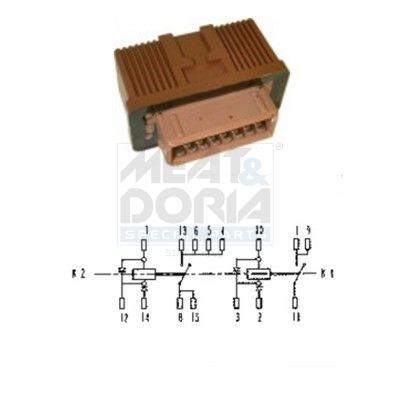 MEAT & DORIA Fuel pump relay 73240101 73240101 MEAT & DORIA fuel pump relay for FORD ECOSPORT
