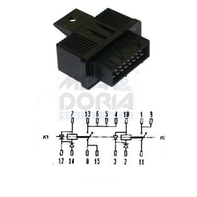 MEAT & DORIA Ρελέ, αντλία καυσίμου 73240107 73240107 Ρελέ αντλίας καυσίμου FIAT CROMA MEAT & DORIA