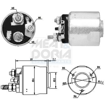 MEAT & DORIA Startrelais 46063 MEAT & DORIA 46063 Solenoïde startmotor Honda Civic Fastback prijs