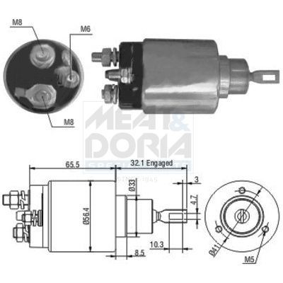 MEAT & DORIA Elettromagnete motorino avviamento 46069 MEAT & DORIA 46069 Elettromagnete motorino avviamento LANCIA Dedra Sedan (835) 1.8 i.e. (835BD, 835AD) 105 CV 1989