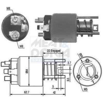 MEAT & DORIA Magnetschalter, Anlasser 46111 46111 Magnetschalter Starter ROVER MINI MK I MEAT & DORIA kaufen