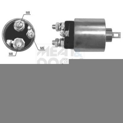 MEAT & DORIA Magnetschalter, Anlasser 46166 MEAT & DORIA 46166 Magnetschalter, Anlasser CITROЁN Jumper I Bus (244) 2.8 HDi 105 PS 2004