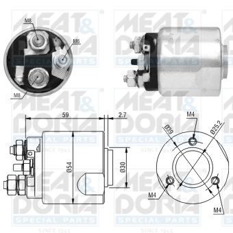 MEAT & DORIA Startrelais 46170 MEAT & DORIA 46170 Startersolenoïde Mercedes Sprinter 5t goedkoop