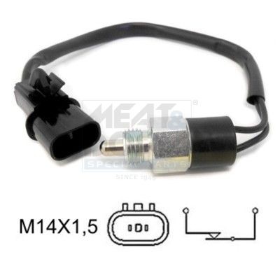 Bryter, ryggelys MEAT & DORIA 36034 MEAT & DORIA 36034 Bryter ryggelys MITSUBISHI PAJERO SPORT 2000