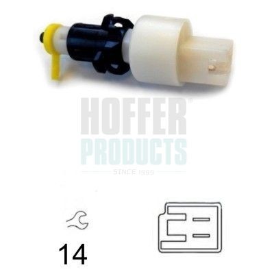 HOFFER Bromsljuskontakt 3500120 3500120 HOFFER bromsljuskontakt FIAT GRANDE PUNTO