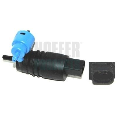 HOFFER Pompa acqua lavaggio, Pulizia cristalli 7500125 7500125 Pompa tergicristalli NISSAN HOFFER costo