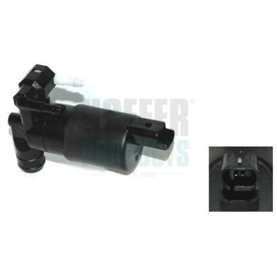 HOFFER Reinigingsvloeistofpomp, ruitenreiniging 7500126 HOFFER 7500126 Ruitenwisserpomp Renault DUSTER goedkoop