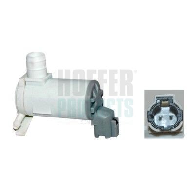 HOFFER Waschwasserpumpe 7500155 Waschwasserpumpe Scheibenreinigung HOFFER Renault KANGOO 7500155