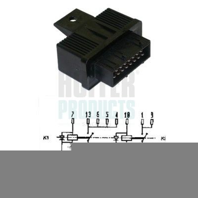 Relè, bensinpumpe HOFFER 7240107 HOFFER 7240107 Drivstoffpumperelé CITROËN C5 2007