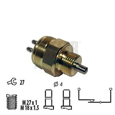 HOFFER Interruttore, Luce di retromarcia 3600020 HOFFER 3600020 Bulbo retromarcia Mercedes Sprinter 4t originali prezzo