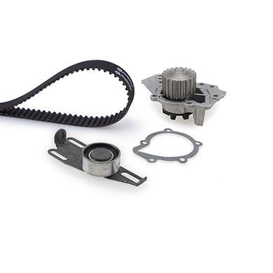 GATES Water pump and timing belt kit KP15050XS-1 CITROЁN C4 GATES timing belt and water pump KP15050XS1