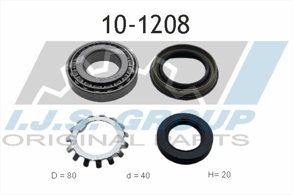 IJS GROUP Wiellagerset 10-1208 Wielnaven IJS GROUP LODGY 10-1208 goedkoop