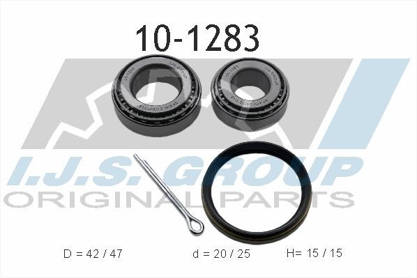 IJS GROUP Wheel bearing kit 10-1283 IJS GROUP 10-1283 14 Hatchback wheel hub cost