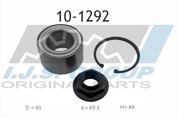 IJS GROUP Riteņa rumbas gultņa komplekts 10-1292 IJS GROUP 10-1292 Riteņa rumba Mascott Platforma / Šasija cena