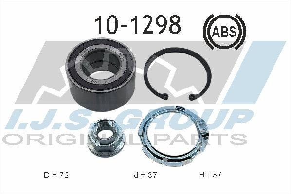 IJS GROUP Hjullejesæt 10-1298 10-1298 Hjulnav IJS GROUP MERCEDES-BENZ 190
