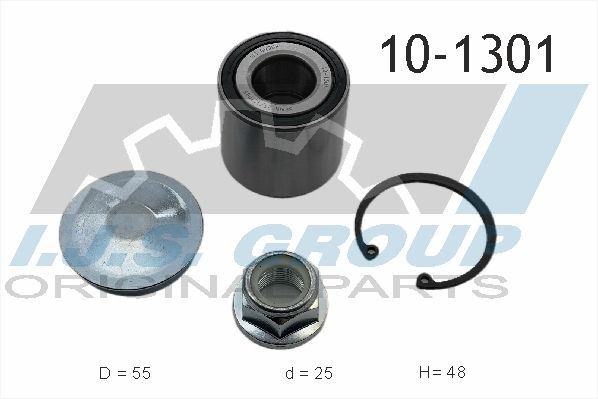 IJS GROUP Wiellagerset 10-1301 10-1301 Wielnaaf RENAULT MEGANE IJS GROUP