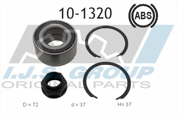 IJS GROUP Kit cuscinetto ruota 10-1320 10-1320 costo Cuscinetto ruota OPEL MOVANO IJS GROUP