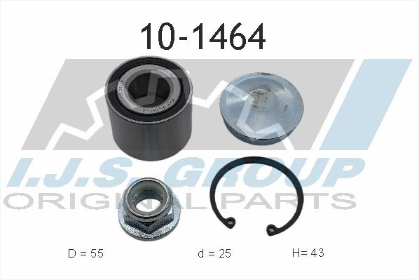IJS GROUP Wiellagerset 10-1464 10-1464 Wielnaven DACIA LODGY IJS GROUP