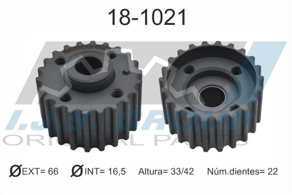 IJS GROUP Crankshaft gear 18-1021 18-1021 IJS GROUP crankshaft gear for SUZUKI VITARA
