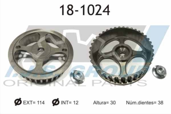 IJS GROUP Ozubené koleso vačkového hriadeľa 18-1024 18-1024 Ozubené koleso vačkového hriadeľa AUDI A8 IJS GROUP