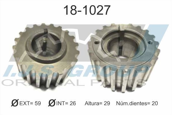 IJS GROUP Gear, camshaft 18-1027 18-1027 IJS GROUP cam gear OPEL MERIVA