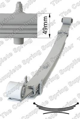 KILEN Molas de lâminas 626004 KILEN 626004 originais Molas de lâminas Hyundai Santa Fe sm custo