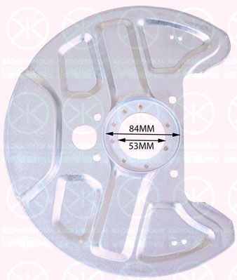 KLOKKERHOLM Lamiera paraspruzzi disco freno 9040371 9040371 costo Protezione disco freno VOLVO S60 KLOKKERHOLM