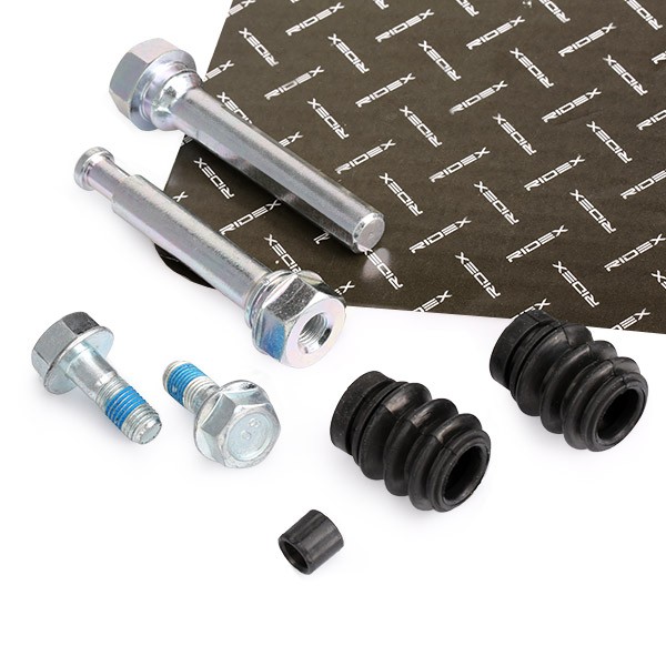 RIDEX Glidbult till bromsok 2169G0004 FORD USA glidbultsats för bromsok RIDEX 2169G0004