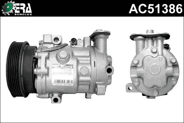 ERA Benelux Κομπρεσέρ air condition AC51386 Συμπιεστής air condition FIAT ERA Benelux AC51386
