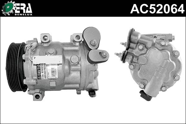 ERA Benelux Compressor, ar condicionado AC52064 AC52064 Compressor de climatização PEUGEOT 206 ERA Benelux