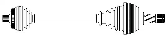 ERA Benelux Drivaksel DA11251R DA11251R Drivaksel FORD GALAXY ERA Benelux
