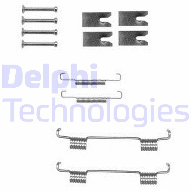 DELPHI Brake shoe fitting kit LY1366 DELPHI LY1366 Land Rover Defender Convertible brake shoe fitting kit cost