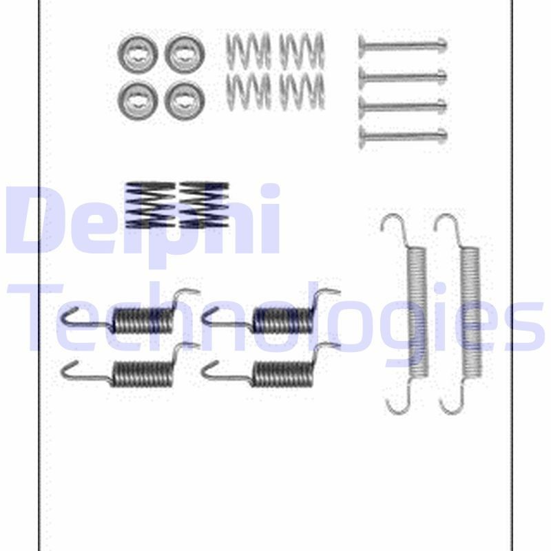 DELPHI Tarvikesarja, seisontajarru LY1386 Hyundai Santa Fe cm tarvikesarja jarrukengät DELPHI LY1386