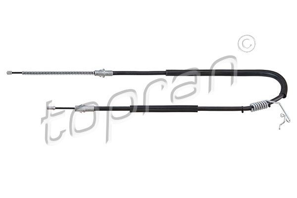 TOPRAN Tautrekk, håndbremse 304 667 304 667 Håndbremsekabel FORD TOURNEO COURIER TOPRAN