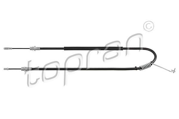 TOPRAN Handbremsseil 304 669 Handbremse, Seilzug TOPRAN Ford FUSION 304 669