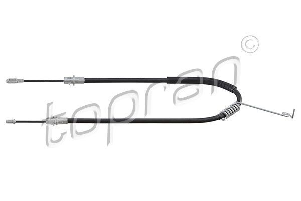 TOPRAN Tautrekk, håndbremse 304 671 Bremsewire TOPRAN Ford TOURNEO COURIER 304 671