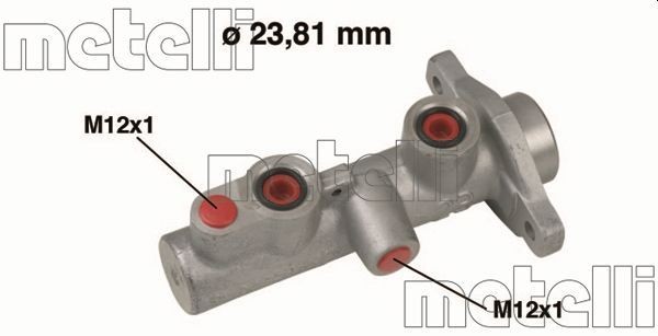 Hoofdremcilinder METELLI 05-0651 METELLI 05-0651 Hoofdremcilinder NISSAN ALMERA 2001