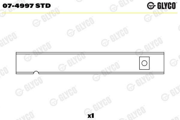 GLYCO Bøsning, vippearm 07-4997 STD Ventilvippearm motorstyring GLYCO FABIA 07-4997 STD billig