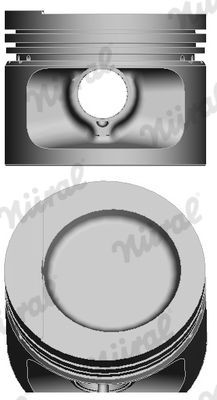 NÜRAL Piest 87-109407-50 NÜRAL 87-109407-50 Piest motora Volkswagen Passat B2 Sedan (32B) za nízku cenu