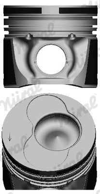 Piest NÜRAL 87-114907-85 NÜRAL 87-114907-85 Piest motora Volkswagen LUPO 2004